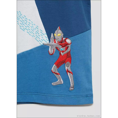 graniph 正品 初代奥特曼 打怪兽 奥特光波 哔哔哔 童装短袖T恤