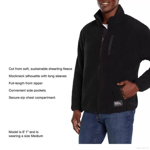 出口美国户外老牌 EDDIE BAUER 阿美咔叽古着休闲保暖摇粒绒外套