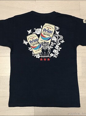 正品ORION日本冲绳啤酒文化衫～日式竹节棉短袖T恤～不分男女款