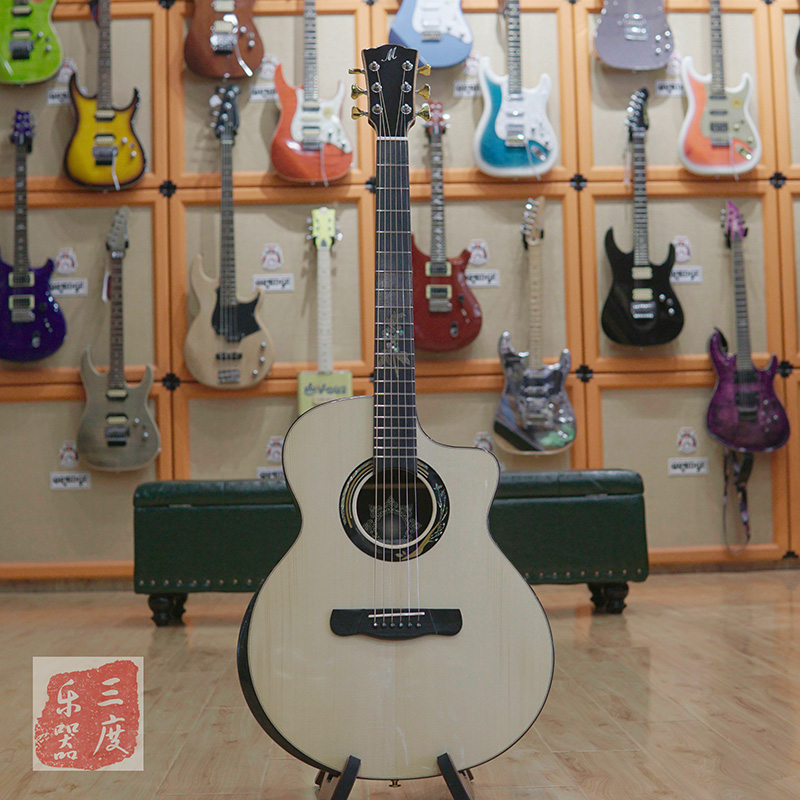 乐器原声缺角云杉玫瑰木