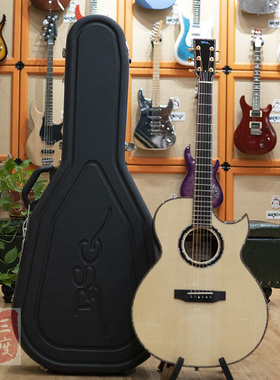 三度乐器BSG捷克手工民谣吉他GA33SCF巴西玫瑰木珍藏全球6支全单