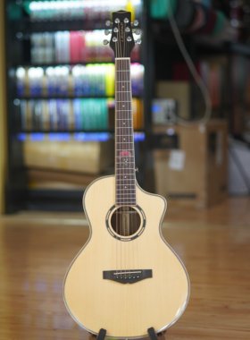 三度乐器LEGPAP莱柏单板民谣木吉他AD37C斜面吉他37寸单板吉他