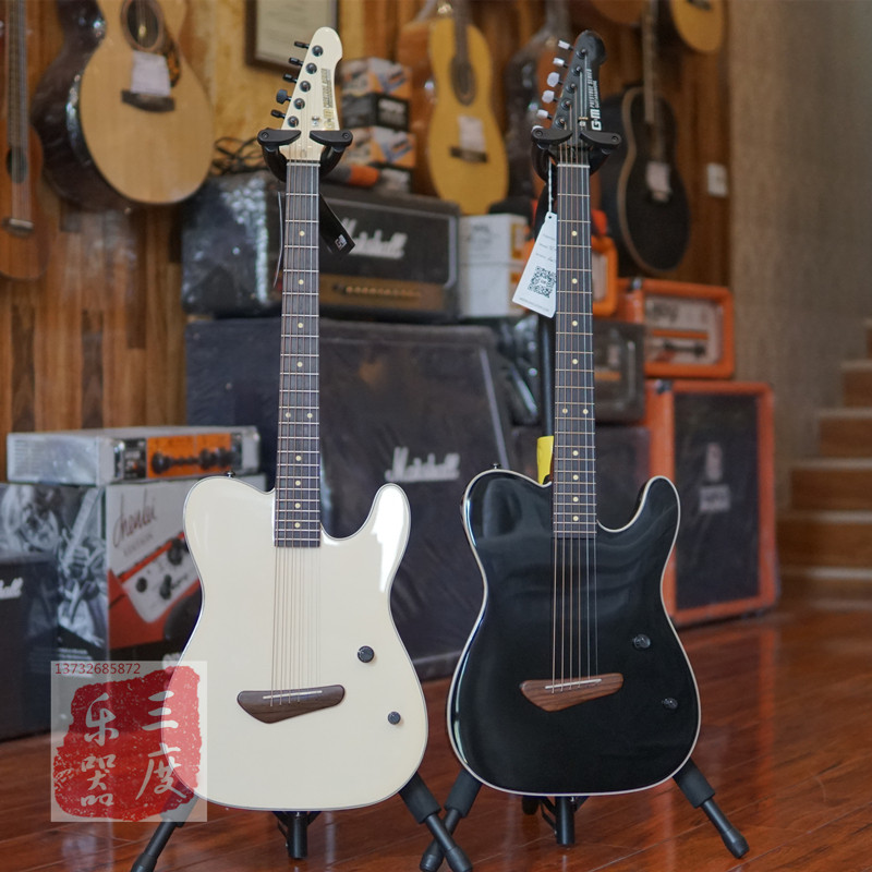 三度乐器gm吉他g&m电木静音ac100电箱民谣吉他缝纫机乐队大鹏同款