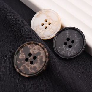 高档西装大衣风衣外套袖子针织衫圆形斑纹树脂休闲男女士纽扣子