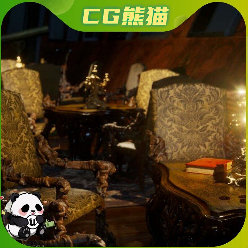 UE5虚幻5 MODERN - Zeppelin 现代黑暗齐柏林飞艇场景