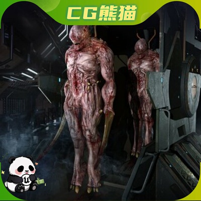 UE4虚幻5 Sci-Fi Line With 3 Creatures 科幻系列生物角色 乐器