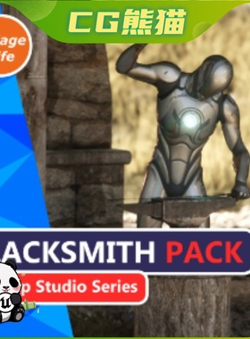 UE5虚幻5 MC Blacksmith Animation Pack 高质量铁匠锻造动捕动画