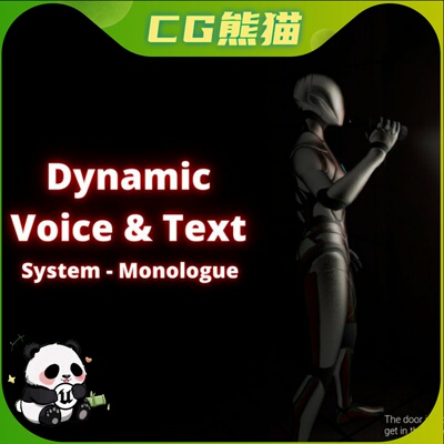 UE5.3-5.7 Dynamic Voice Text System Monologue 动态语音文本