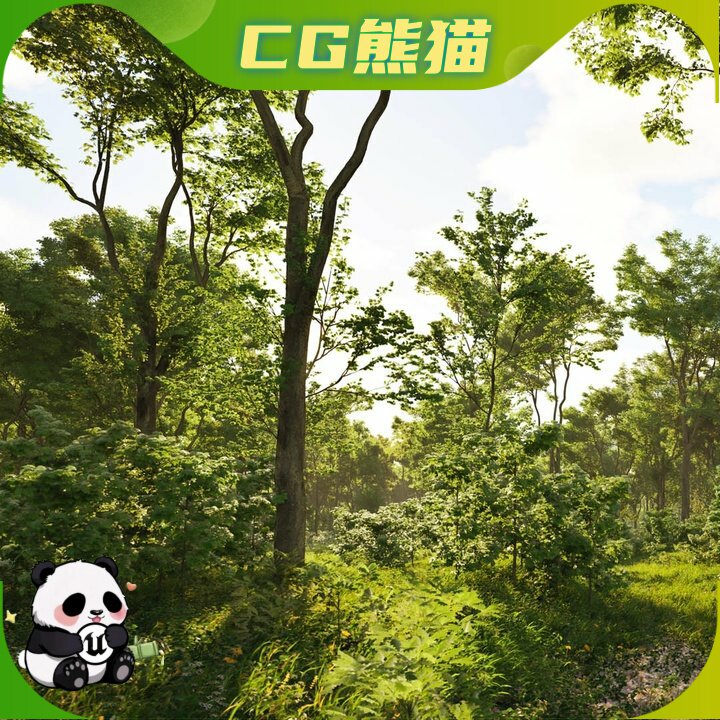UE5.4-5.8 Maple Trees Biome Ultra Realistic Wind 枫树群落