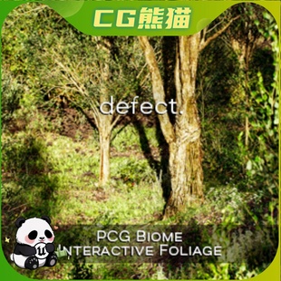 Poplar UE5虚幻5.4 Forest Biome ****化生物群落杨树森林 PCG
