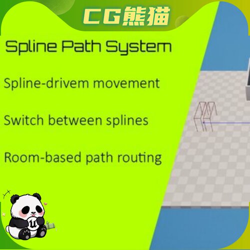 UE5.7-5.8 Spline Path System Movement Framework 样条路径系统
