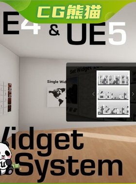 UE4虚幻5 Plans and Maps to UI - Widget System 图片查看UI交互