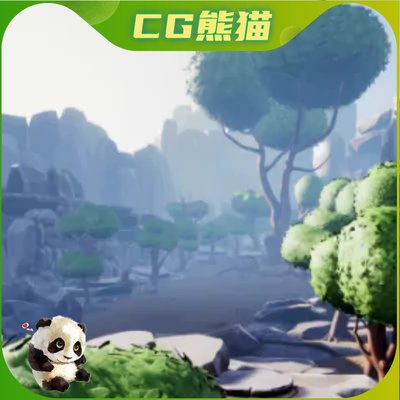 UE5虚幻5 Stylized Forest - Trees & Rocks 风格化大树石头