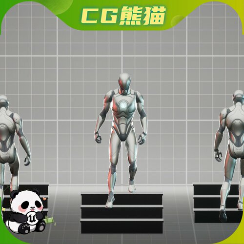 UE5虚幻5 Stair Animation Pack 人物上下楼梯台阶动画包