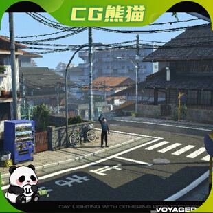 UE5虚幻5 Retro Japanese Rural Town 复古日本街道场景模型