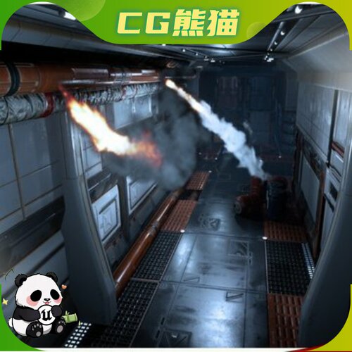 UE5.4-5.8 Pipe Bursts Niagara Fluids 尼亚加拉流体管道爆裂