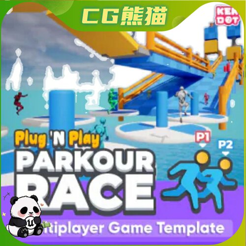 Parkour Race - Multiplayer Blueprint Game Template UE5.0-5.1