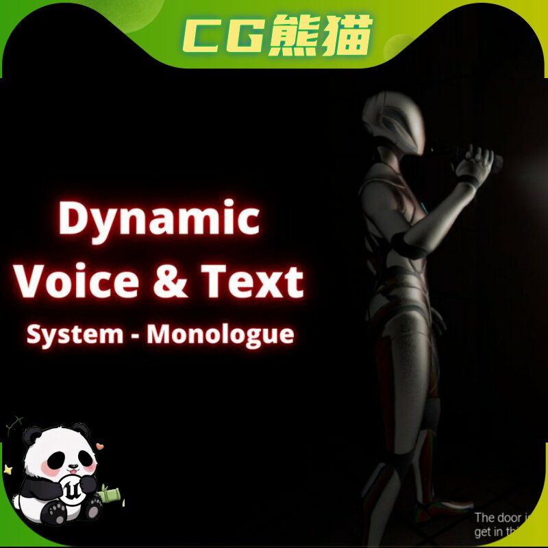 UE5.3-5.7 Dynamic Voice Text System Monologue 动态语音文本