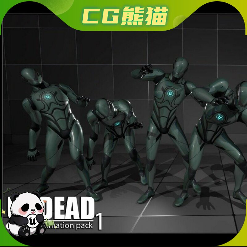 UE5虚幻5.4-5.8 Undead Zombie Animation Bundle 丧尸动画包