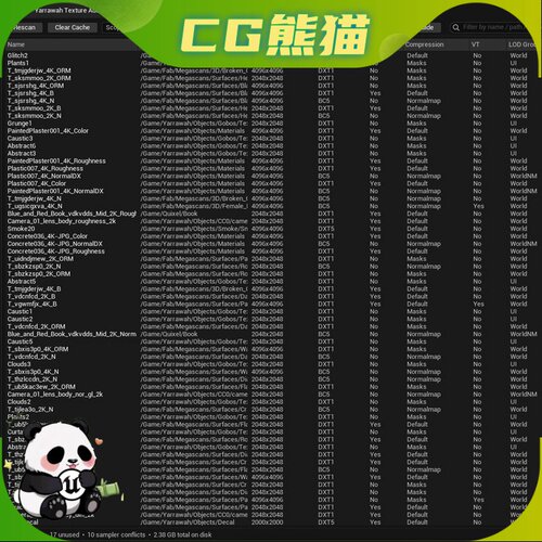 UE5.5-5.8 Yarrawah Texture Auditor 纹理检查审核插件