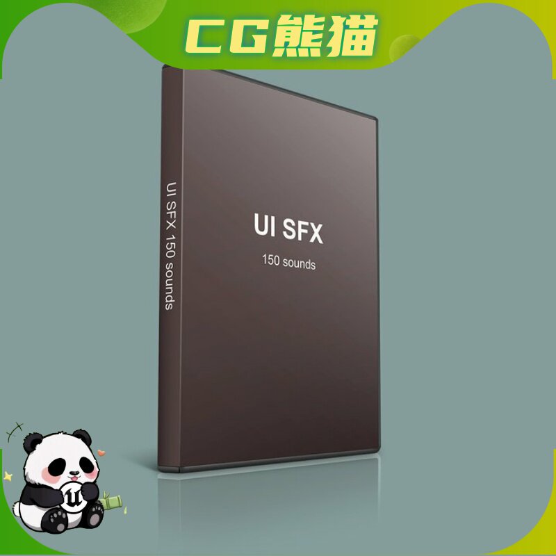 UE5虚幻4 UI SFX 150 种用户界面音效UE格式