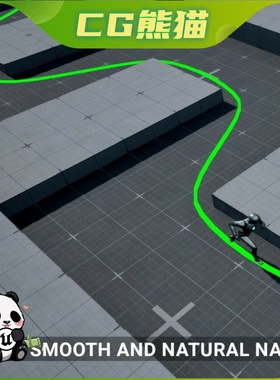 UE5虚幻5.3-5.7 Flex Path Smooth and Natural Navigation 灵活