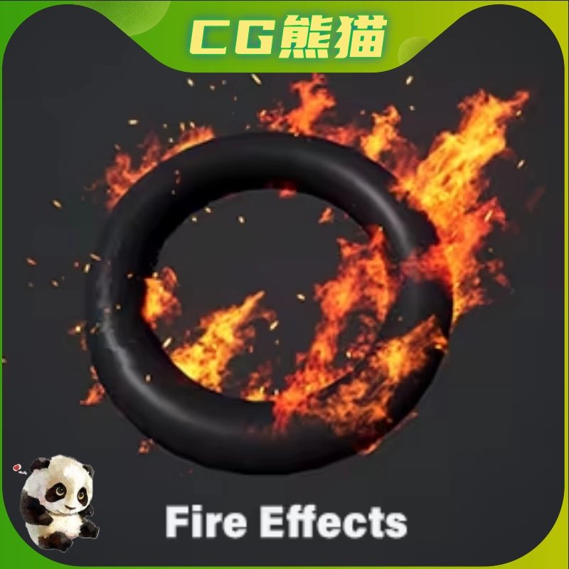 UE4虚幻5 Fire Effects 火圈火花烟雾火枪火焰喷射器特效