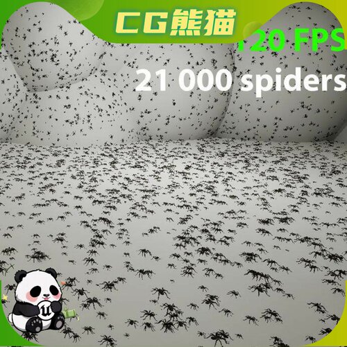 UE5虚幻5 Swarm Insect - Spiders and Scorpions 蜂群昆虫t特效