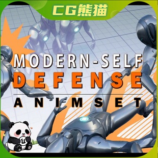UE5虚幻5 Modern-Self Defense AnimSet 格斗自卫防护动画包