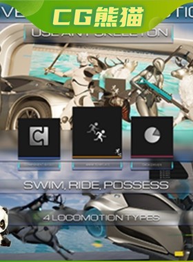 UE5虚幻5.5 Universal Locomotion 通用数据驱动运动蓝图