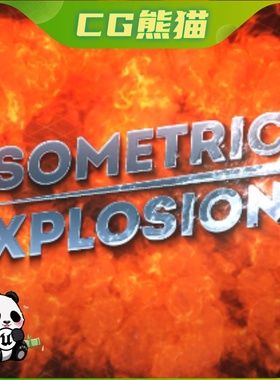 UE5虚幻5 Isometric Explosions 15个体积爆炸特效