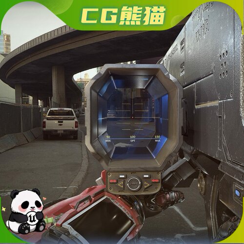UE5虚幻4 FPS Sci-Fi Hands With Launcher 带发射器科幻手部动画