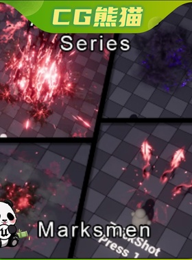 UE5虚幻5 ARPG VFX - Marksman 高品质ARPG射手动作视觉特效