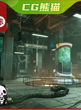UE5虚幻5.5-5.7 Sci - Fi Complex Lab 科幻复杂实验室场景