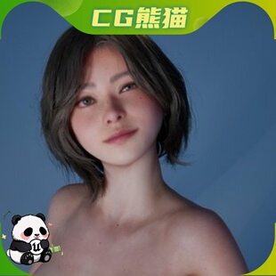 UE5虚幻5.7 Female Base Nude Body MetaHuman Rigged 身体模型