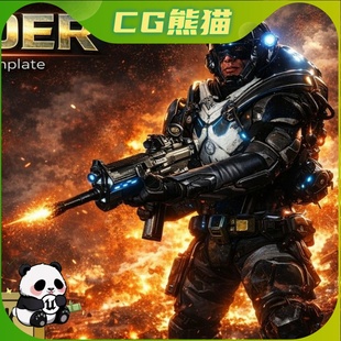 UE5虚幻5.7 Defender Top-Down Shooter V3.3 俯视角射击游戏模板