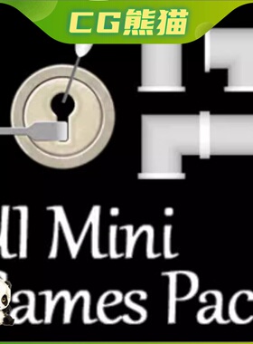 UE5虚幻5 UI Mini Game Pack 10个自带UI小游戏蓝图