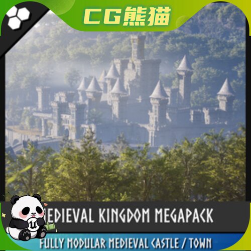 UE5虚幻5 Medieval Kingdom Castle Town Village 中世纪王国城堡
