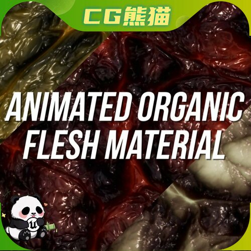UE5.4-5.8 Animated organic flesh material 血肉材质 乐器咨询