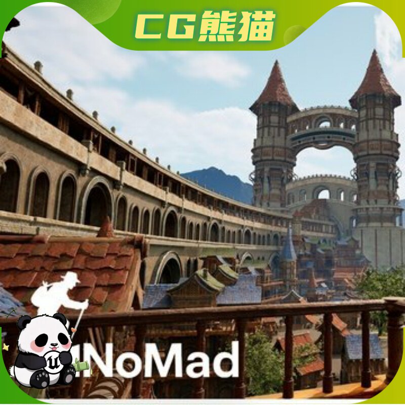 UE5虚幻5.1-5.8 Lakeside Village Environment 湖滨村环境场景