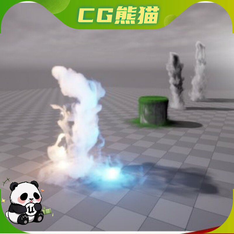 UE5.4-5.7 Smoke Falling Niagara Fluids 奶瓜瀑布烟雾 乐器咨询