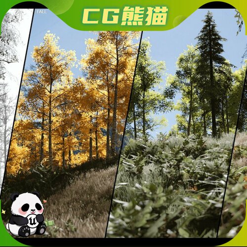 UE5虚幻5 PLE - Procedural Landscape Ecosystem 程序化景观乐器