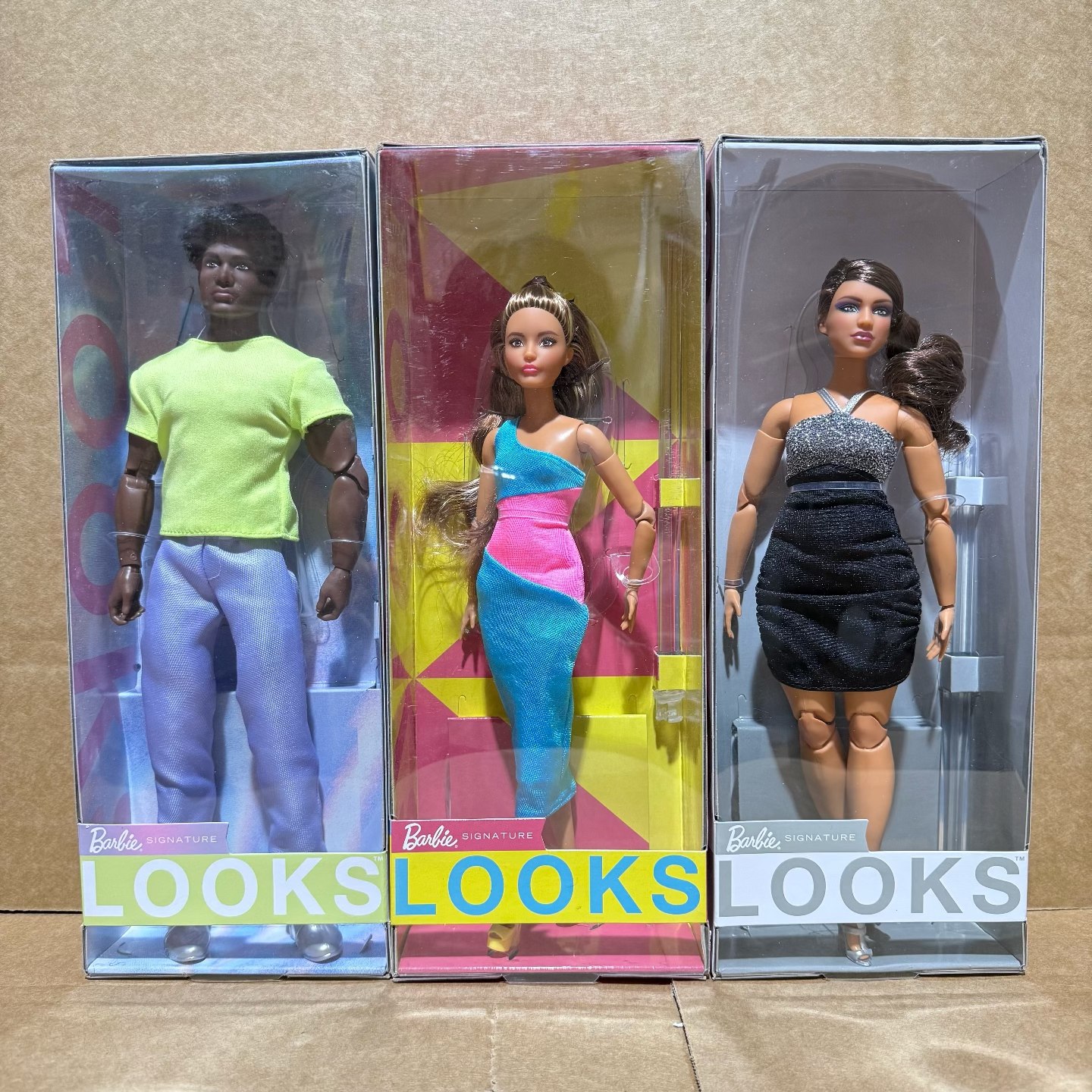 Barbie fashion collection doll LOOKS collector doll girl gift multi-joint movable curly hair GXB28