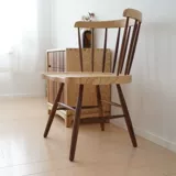 Классическая северная мебель накаджима стул черный ореховый орех вода смешанный обеденный стул Круг Круг