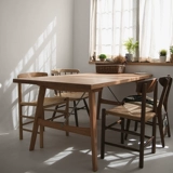 Вишневый деревянный бревенчатый бревен японских ветряных обедов может смешать и сочетать промышленную модель Zakka Столовый стол