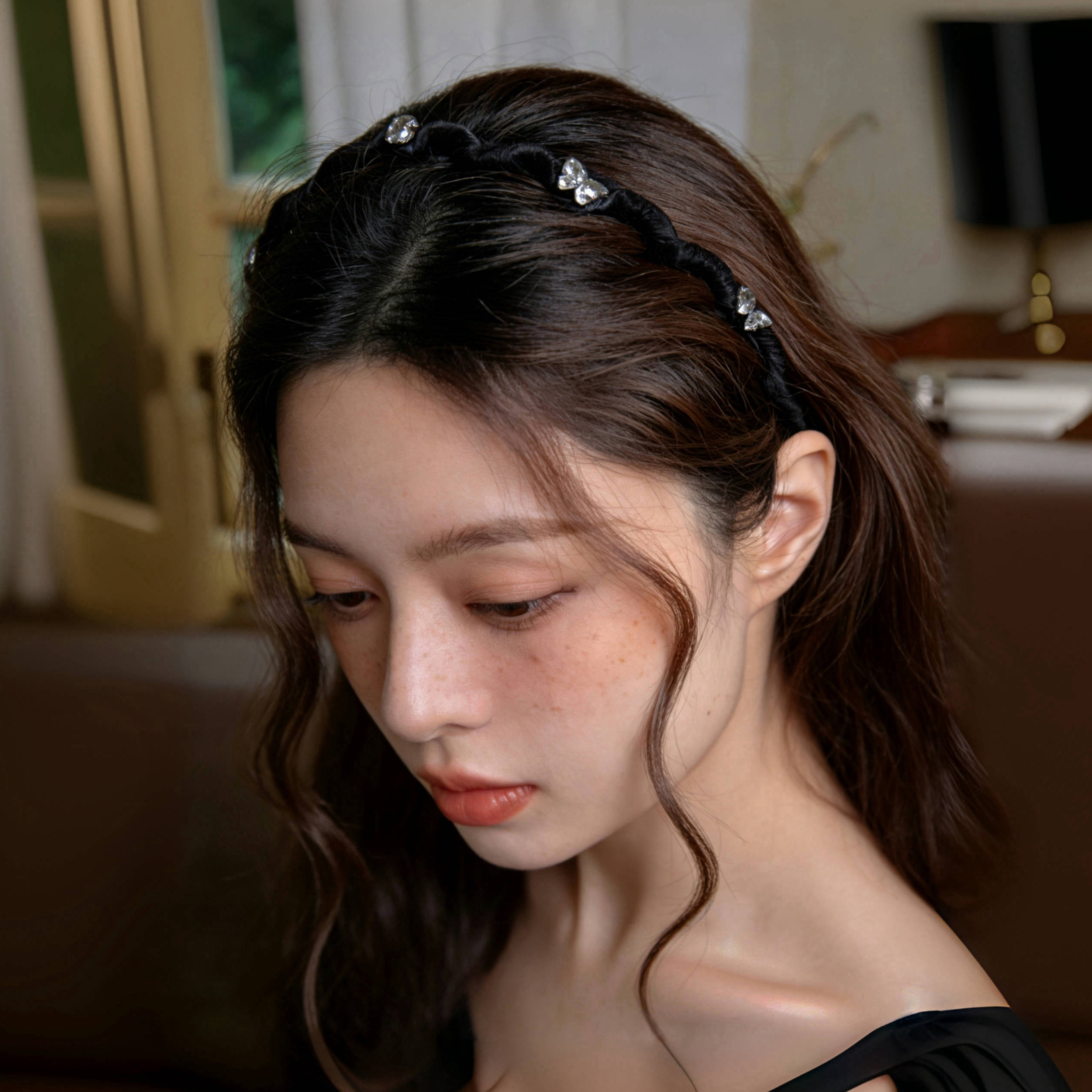 复古百搭抓齿细发箍高颅顶发带高级气质头箍发饰发箍女2026新款