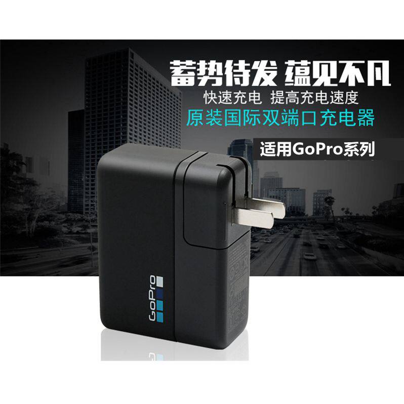 GoPro13/12/11/9/8/7/6原装壁充国际双USB-C端充电器壁充快充插头
