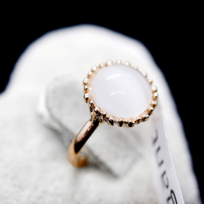 丽晶合金饰品戒指猫眼石