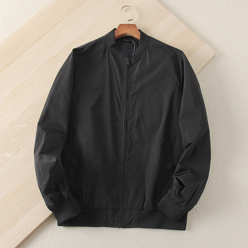棒球领时尚休闲防风夹克男外套