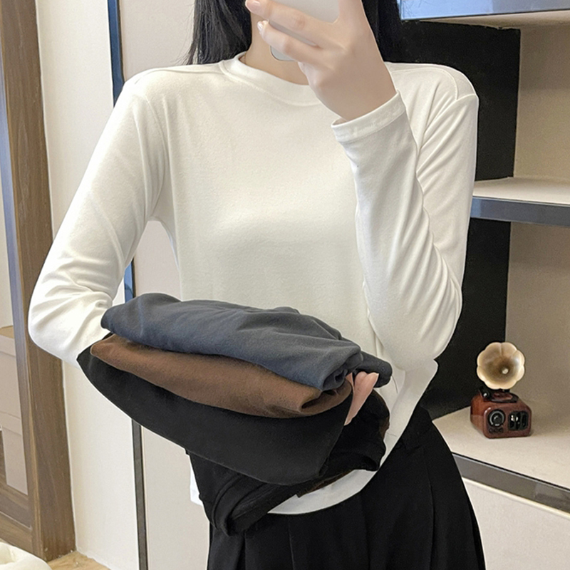 秋冬内搭长袖百搭T恤女上衣